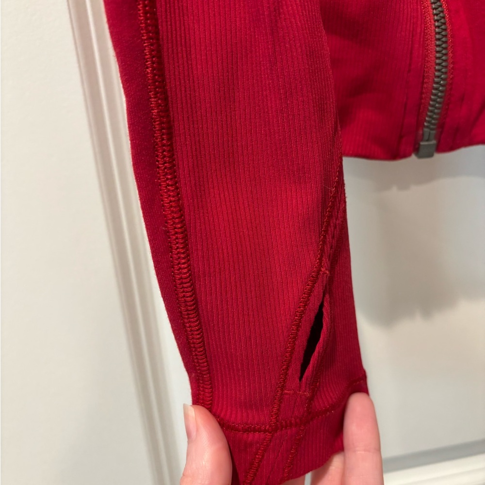 Red LuluLemon Jacket - Picture 3 of 5
